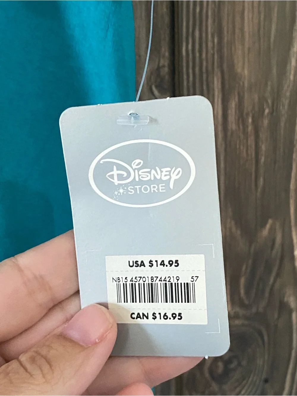 Disney Teal Elsa Graphic V-Neck Shirt - Picture 3 of 6